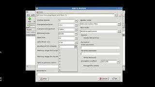 Using the p7zip GUI In Ubuntu Linux