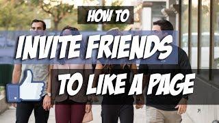 How to Invite Friends to Like a Facebook Page