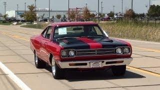 Test Driving 1969 Plymouth Road Runner 383 V8 4 BBL Four Speed