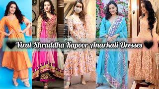 Viral Shraddha Kapoor's Anarkali Suits  |Anarkali Dress Design #bollywood #frocksuit