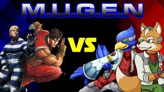 MUGEN - Cody & Guy V.S. Fox McCloud & Falco Lombardi