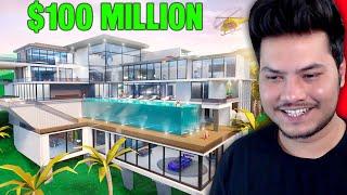 BUILDING $100 MILLION DOLLAR MANSION - ROBLOX - MEGA MANSION TYCOON