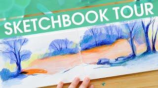 SKETCHBOOK TOUR | Lake District Landscapes | Plein Air | Chatty Art Video