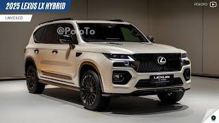 New 2025 Lexus LX Hybrid Unveiled - features a new design and powertrain!