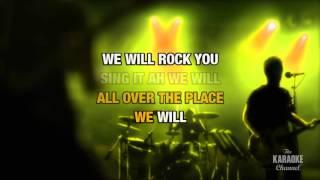 We Will Rock You : Queen | Karaoke with Lyrics