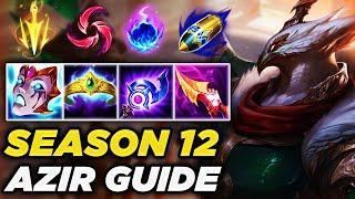 Season 12 Azir Guide | Best Runes, Builds, Items, ALL Matchups! (10 MILLION MASTERY PTS OTP)