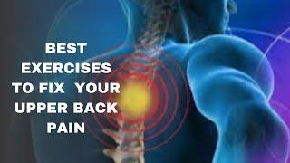 Fix your upper back pain with these exercises | Thoracic Spondylosis