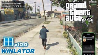 Winlator v10 - Gameplay GTA V (Windows) On Android | Test with FG