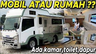 NEW ISUZU ELF CAMPERVAN 2022 GIIAS RASA HOTEL LENGKAP  ADA KAMAR, TOILET, DAPUR #BBOTO #CAMPERVAN