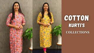  Discover the Latest in Cotton Kurtis – Shop Now ️