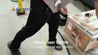 Máquina a laser Fibra Ótica Okada 2000W - Grupo Alltech