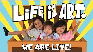 Join LIFE IS ART Krew & Their YOUTUBE DEBUT | WE ARE LIVE