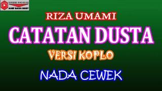 CATATAN DUSTA VERSI KOPLO (COVER) KARAOKE DANGDUT