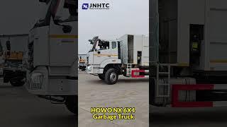 Howo NX 15 CBM Garbage Compactor Truck Rear Loader Garbage Compressed Rubbish Truck Price