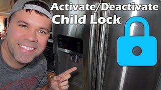 How To Turn ON/OFF Child Lock on Refrigerator