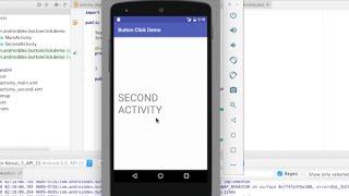 How to Add Button Click Event in Android Studio plus How to Move to Another Activity