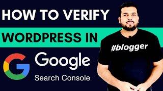 How to Verify Wordpress Website in Google Search Console