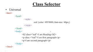 Recap Element Selector, ID Selector, Class Selector in CSS (Hindi)