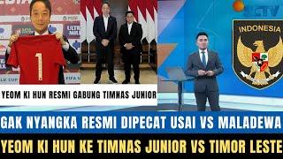  INDRA SJAFRI RESMI DIPECAT!! YEOM KI HUN ke Timnas Junior Jelang Laga vs Timor Leste, Ini Alasanya