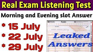 very important Real listening test Leaked | 15 july ielts exam, ielts prediction for 22 July ielts e