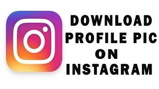 How to download Instagram profile pictures