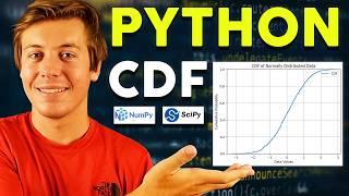 Python CDF (Cumulative Distribution Function) - Scipy & Numpy