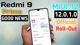 Xiaomi Redmi 9 Prime get Official MIUI 12 Update  Redmi 9 prime New Update MIUI 12 RollOut