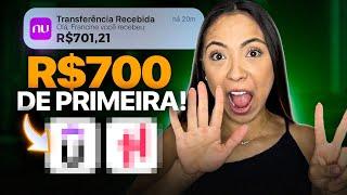 COMO FIZ R$700,00 no PRIMEIRO MÊS trabalhando com a INTERNET? | Trabalhar em casa pela internet