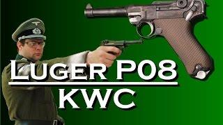 Luger P08 KWC - AIRSOFT WW2 VIDEO REVIEW
