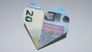 Euro Origami: Heart | 20 Euro | Easy tutorials and how-to's for everyone #Urbanskills