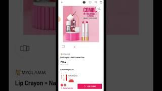 Myglamm loot offer products  #myglamm #myglammoffer #lootoffer #myglammproducts  #offers