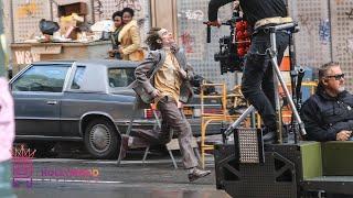 Joaquin Phoenix filming The JOKER 2 in Los Angeles