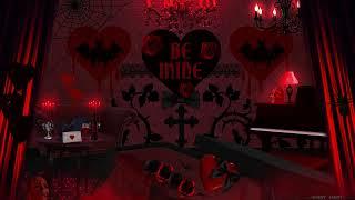 ROMANTIC VAMPIRE'S BEDROOM AMBIENCEVAMPIRE COUPLE, VAMPIRE VALENTINE'S DAY, ROMANTIC NIGHT️