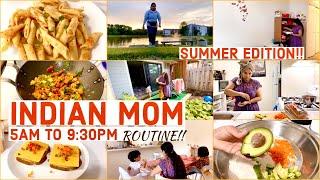 Indian Mom 5AM To 9:30PM PRODUCTIVE/REAL busy Morning to Night ROUTINE~Indian Mom daily routines/NRI