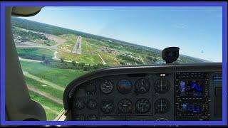 Flying the traffic pattern at New Bern - KEWN