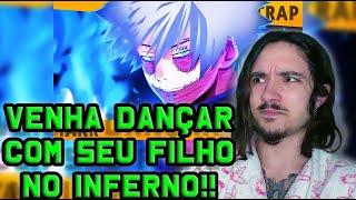 (MUITO PESADO!) REAGINDO ao Rap do Dabi (Boku no Hero) - CHAMAS AZUIS | Takeru | REACT |  NaiReact