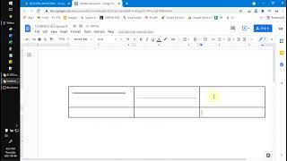 How to Draw a Line in Table in Google Docs