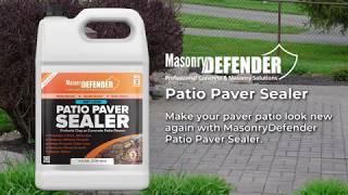 How to Seal Patio Pavers with MasonryDefender Patio Paver Sealer