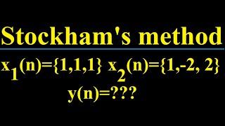 Circular convolution using Stockham's method(Example 1)