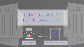 How to convert PDF to Grayscale or Black and White using DeftPDF