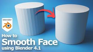 How to smooth surface shading in Blender 4 using Smooth by Angle