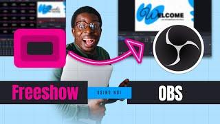 Connect Freeshow to OBS using NDI #2025 #obs #freeshow #ndissupport #ndi #propresenter #easyworship