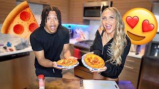 Making American Pizza With London Girl  ** Who Made It The Best!?**