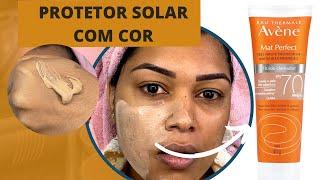 Protetor solar com cor Avène Mat Perfect