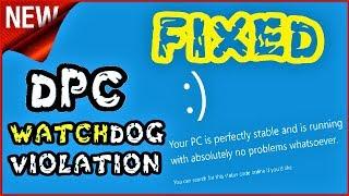DPC Watchdog Violation fix Windows 10 / 8.1 / 8 | How to Fix DPC Latency Error Blue Screen BSOD