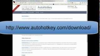 AutoHotkey Tutorial