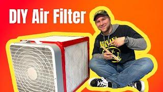 DIY AIR FILTER. Box Air Purifier. Dust Filter. WINNI