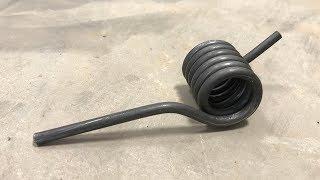 How to make a torsion spring