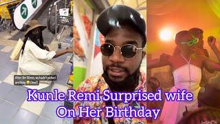 How Kunle Remi Surprised His Wife On Her Birthday #celebrity #celebrities