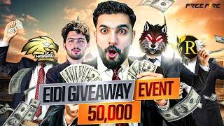 Free Fire Eidi Event50,000 Rs Giveaway Season 2